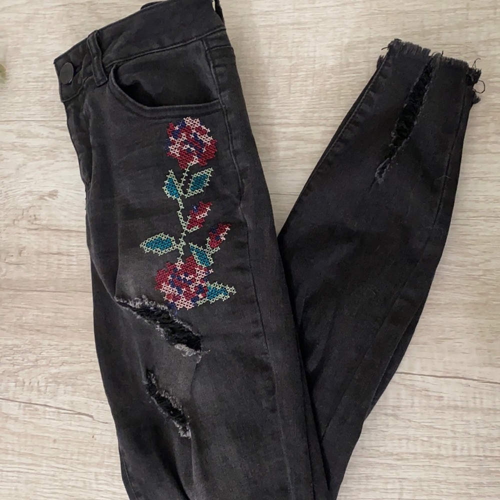 Floral Denim